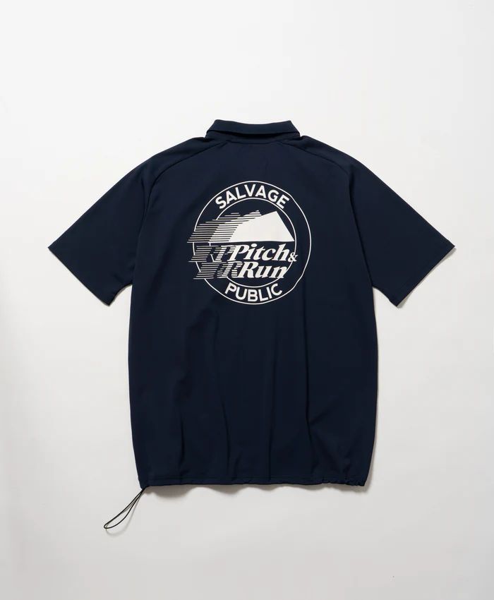 アロヘアテックポロ S/S (Pitch＆Run) | ポロシャツ | ネイビー | メンズ | ゴルフウェア