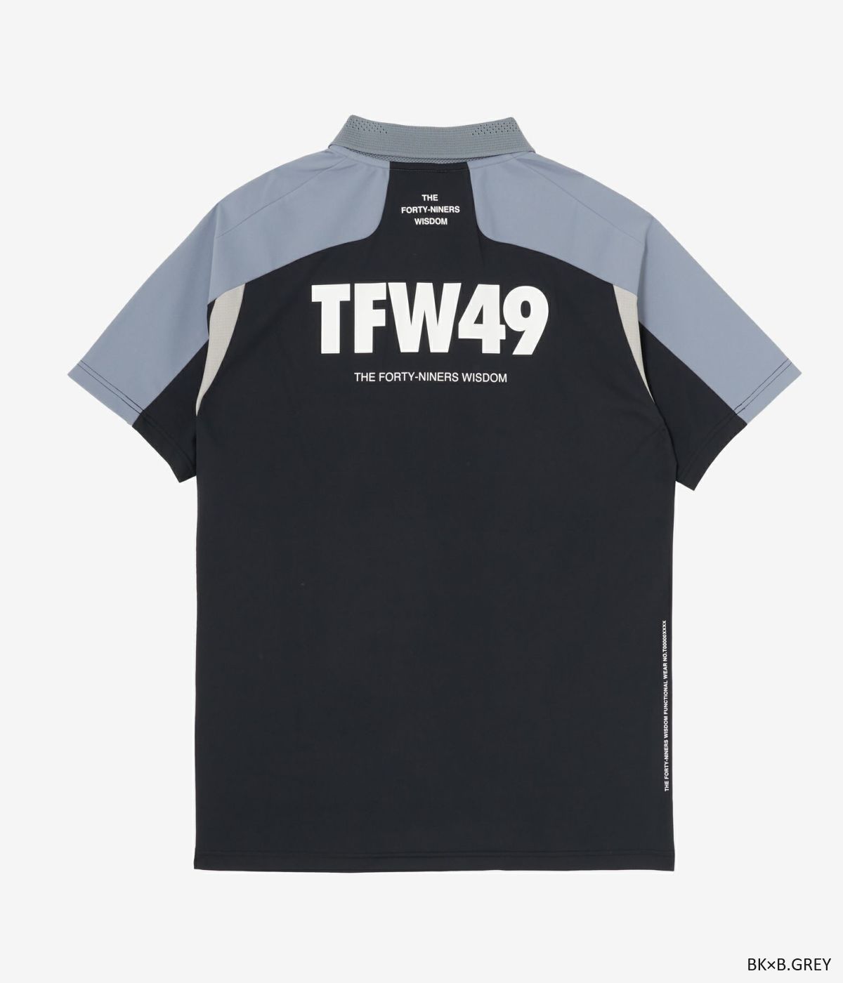 SIDE MESH POLO | ポロシャツ | ブラック×ブルーグレー | メンズ | ゴルフウェア
