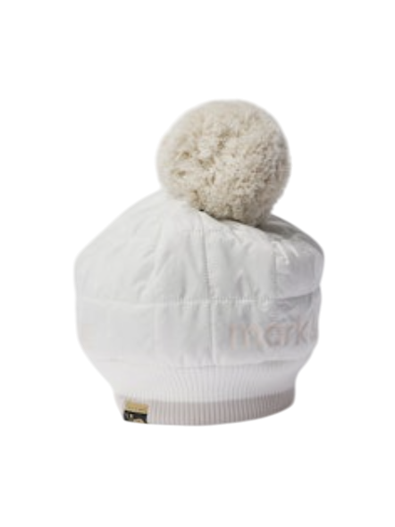 Frame Quilted Pom Cap | ニットキャップ | ホワイト | ユニセックス | ゴルフ