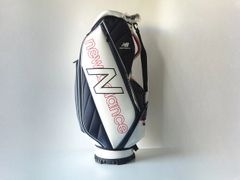 オックス×ハニカムエンボスポリウレタンキャディバッグ | キャディバッグ | ネイビー | ユニセックス | ゴルフウェア