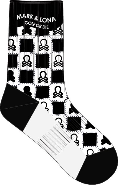 Ever Checker Socks | ソックス | ブラック | メンズ | ゴルフウェア