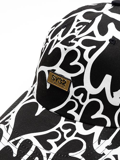 GRAPHIC CAP | キャップ | ブラック | ホワイト | ユニセックス | ゴルフウェア