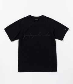 ロープ刺繍ロゴ半袖Tシャツ | Tシャツ | ブラック | メンズ