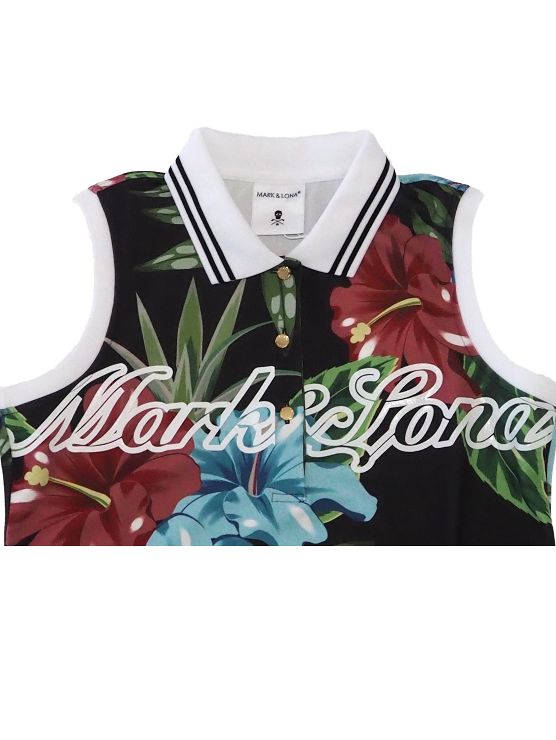 Vibrant Sleeveless Polo | ポロシャツ  | ブラック | レディース | ゴルフウェア