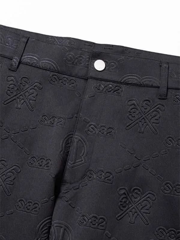 BACK EMBOSS STRETCH SHORTS | ショートパンツ | ブラック | メンズ | ゴルフウェア