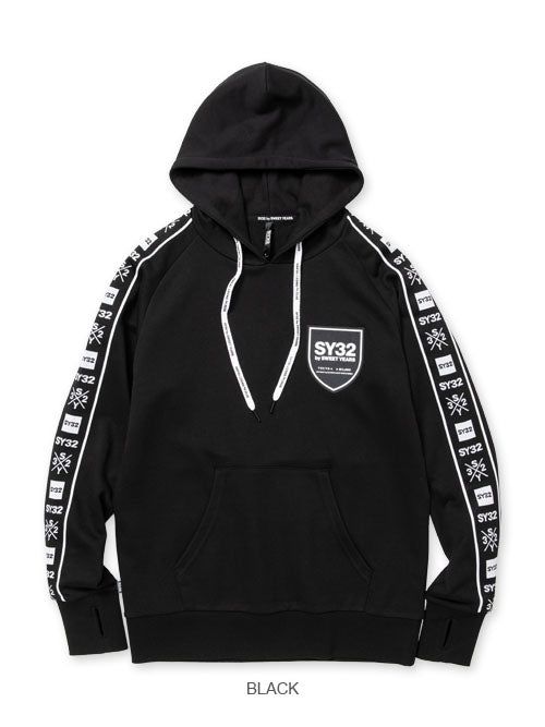 LINE TAPE P/O HOODIE | パーカー | ホワイト | ブラック | ベージュ | メンズ
