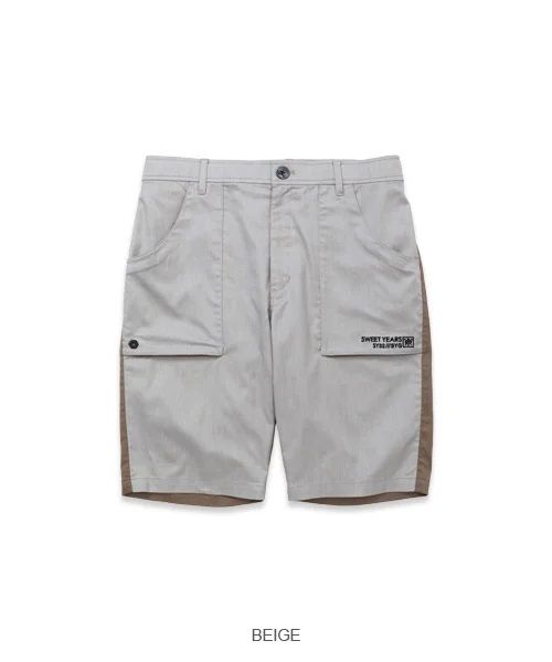 COOLMOTION PATCH POCKET SHORTS | ショートパンツ | ベージュ | メンズ | ゴルフウェア