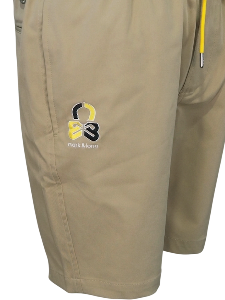 Quadra Performance Twill Golf Shorts | ショートパンツ | ベージュ | メンズ | ゴルフウェア