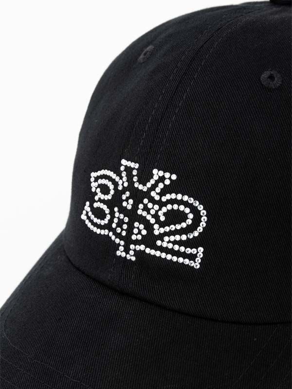 RHINESTONE AGG LOGO CAP | キャップ | ブラック | ユニセックス