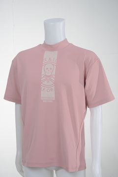 Pulsar Mock Neck Tee | モックネック | ピンク | ユニセックス | ゴルフウェア