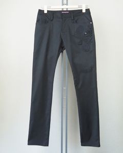 パッチ付ストレッチパンツ | ロングパンツ | ブラック | レディース | ゴルフウェア