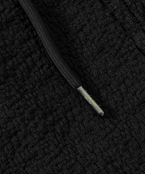 CREPEKNIT HOODIE | パーカー | ブラック | メンズ