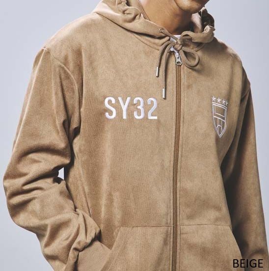 ESTER SUEDE ZIP HOODIE | パーカー | ベージュ | メンズ