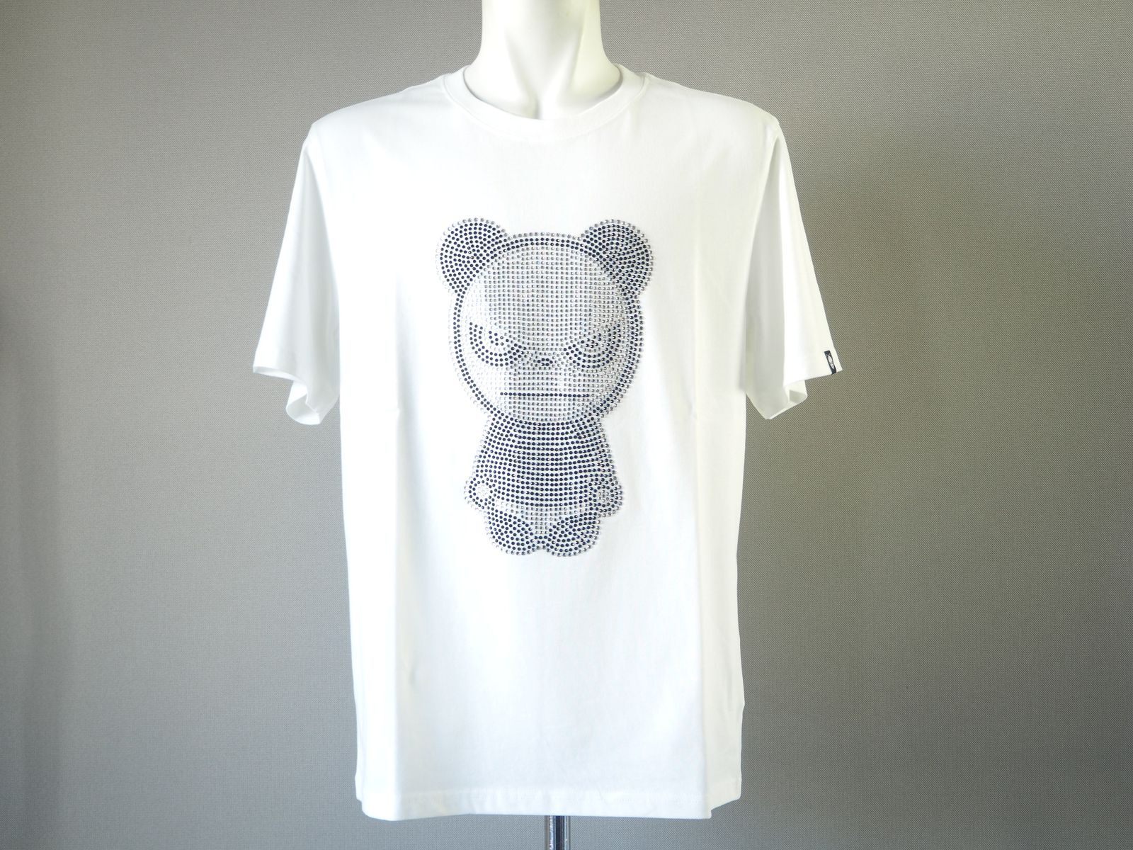 MEN'S RHINESTONE PANDA SHORT SLEEVED T-SHIRT | Tシャツ | ホワイト | メンズ