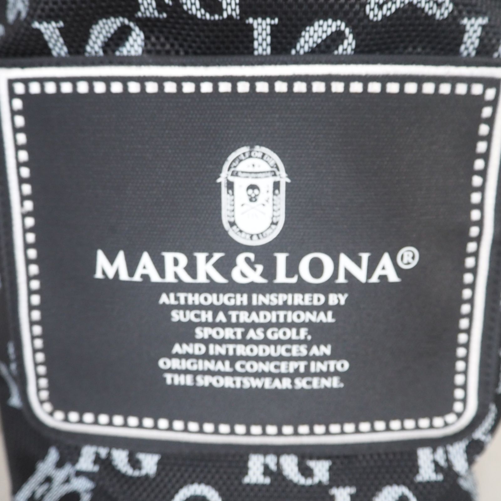Ever Monogram Mesh Cinch Bag | カートバッグ | ブラック | ユニセックス | ゴルフ