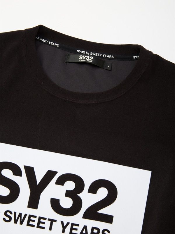 FLOCKY BOX LOGO FLEECE L/S TEE | Tシャツ | ブラック | メンズ
