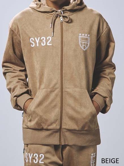 ESTER SUEDE ZIP HOODIE | パーカー | ベージュ | メンズ