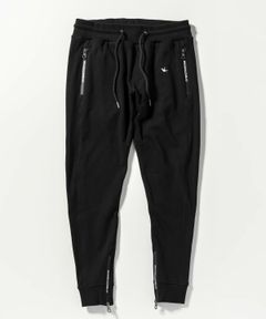ジップロゴスウェットロングパンツ | ブラック | メンズ