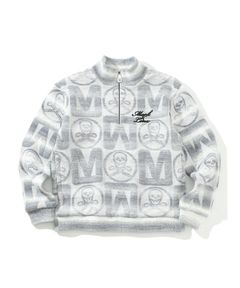 Metro 1/2 Zip Knit Jumper | ハーフジップニット | ホワイト | メンズ | ゴルフウェア
