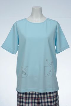 Tシャツ | ブルー | レディース | ゴルフウェア