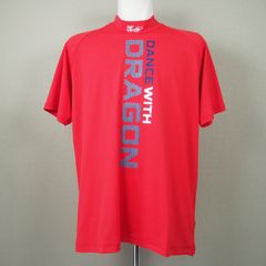 リサイクルベア天モック | 半袖 モックネック Tシャツ | メンズ ゴルフ | RED レッド (059)