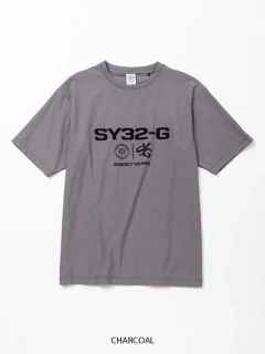SY32-G MOCK TEE | モックネック Tシャツ | チャコール | メンズ | ゴルフウェア