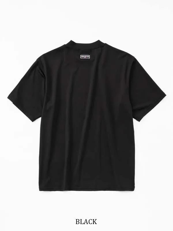 ITALIAN EMBLEM MOCK | モックネック | ブラック | メンズ | ゴルフウェア