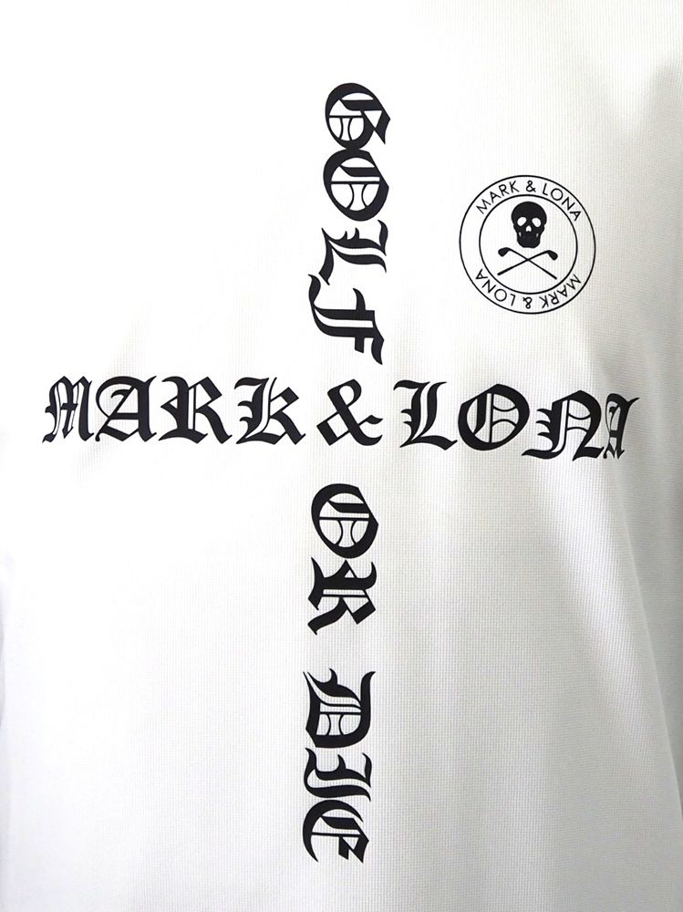 Croce Waffle Mock Neck Tee | Tシャツ | ホワイト | メンズ | ゴルフウェア