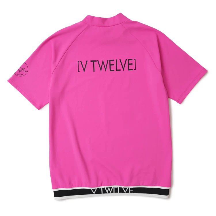 CINEMA RIB MOCK | Tシャツ | ピンク | メンズ | ゴルフウェア