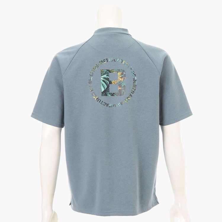 CR MEN’S BOTANICAL LOGO HIGHNECK （リラックスフィット） | ハイネックシャツ | ブルーグレー | メンズ | ゴルフウェア