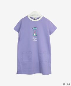 コットン混半袖チュニック | パープル | レディース | ゴルフウェア