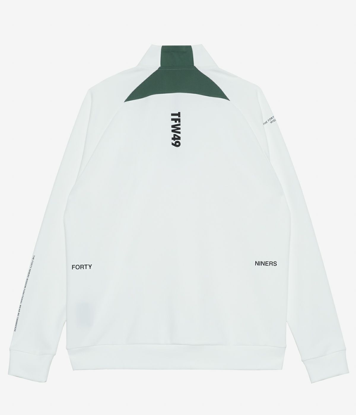 MOCK NECK HALF ZIP L/S TEE | ハーフジップ | モックネックTシャツ | ホワイト | メンズ | ゴルフウェア