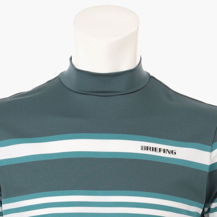 MENS MARINE STRIPE HIGH NECK | ハイネックTシャツ | ブルー | メンズ | ゴルフウェア