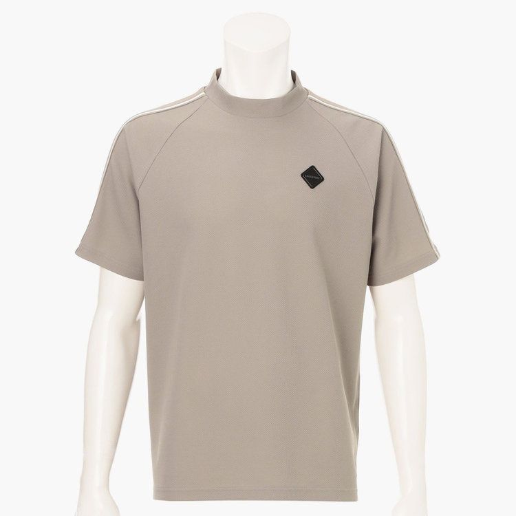 LINE HIGHNECK（リラックスフィット） | ハイネックシャツ | ライトブラウン | メンズ | ゴルフウェア