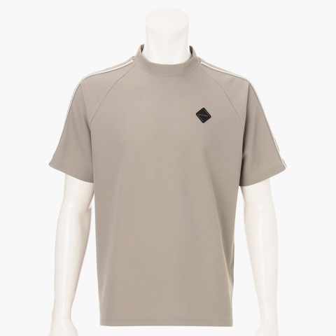 LINE HIGHNECK（リラックスフィット） | ハイネックシャツ | ライトブラウン | メンズ | ゴルフウェア