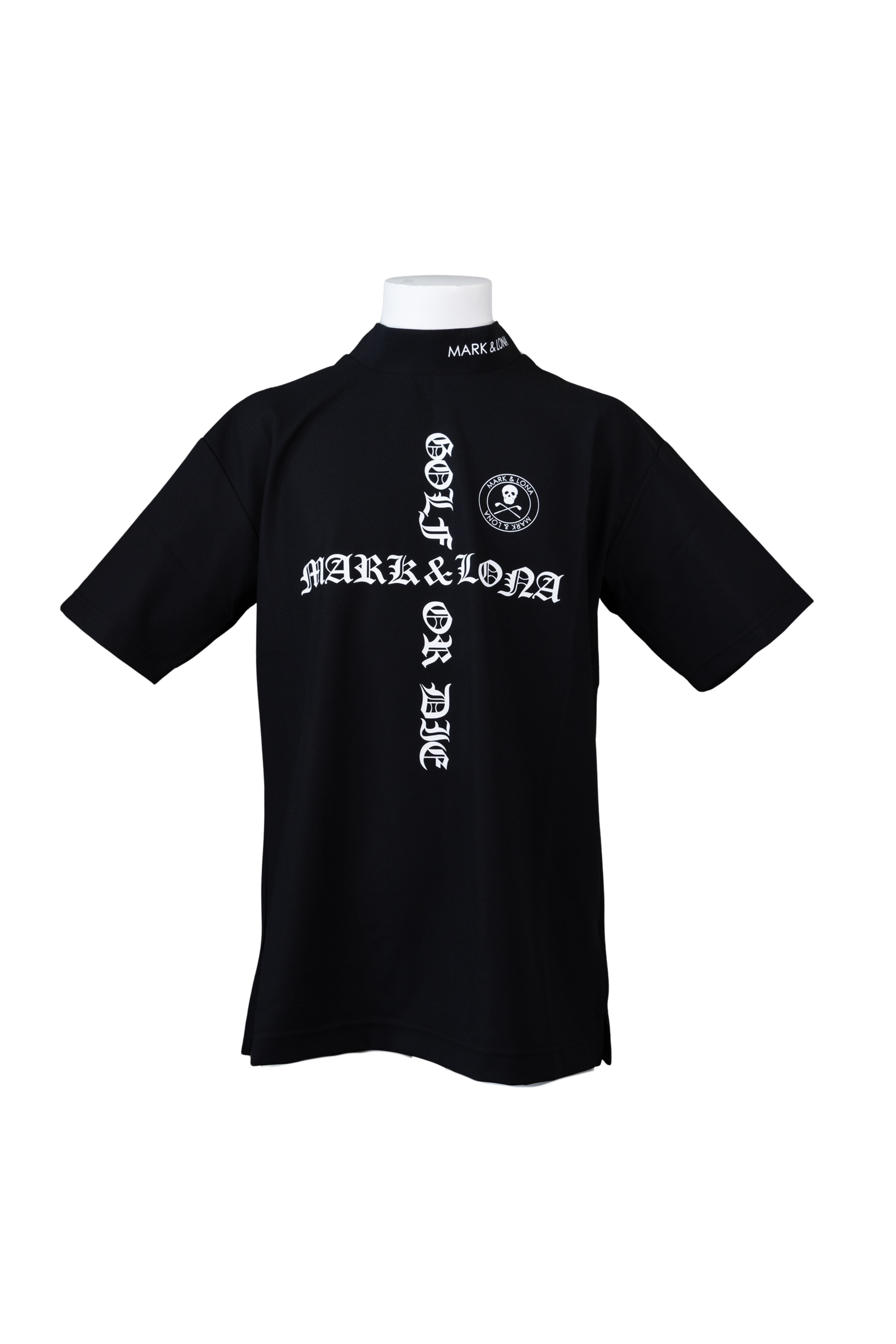 Croce Waffle Mock Neck Tee | MEN | Tシャツ | ブラック | メンズ | ゴルフウェア