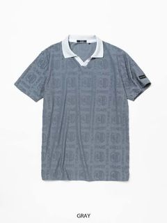 ORIGINAL BOX PILE JQ OPEN POLO | ポロシャツ | グレー | メンズ | ゴルフウェア