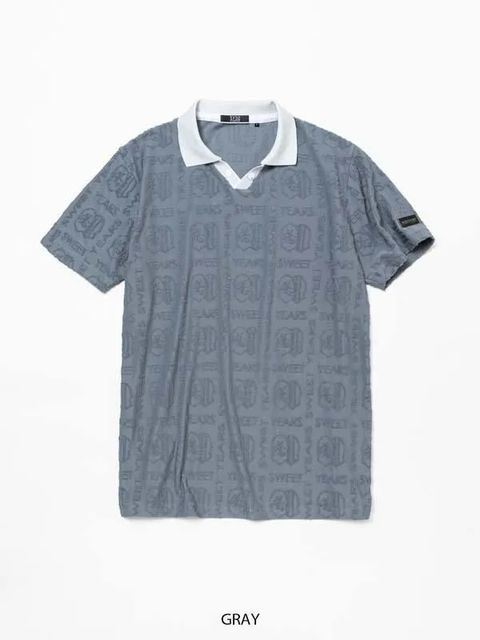 ORIGINAL BOX PILE JQ OPEN POLO | ポロシャツ | グレー | メンズ | ゴルフウェア