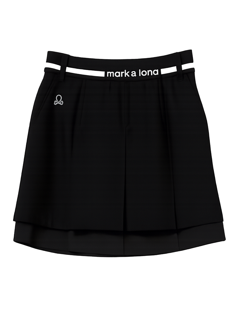 Cornel Layerd Pleated Skirt | スカート | ブラック | レディース | ゴルフウェア