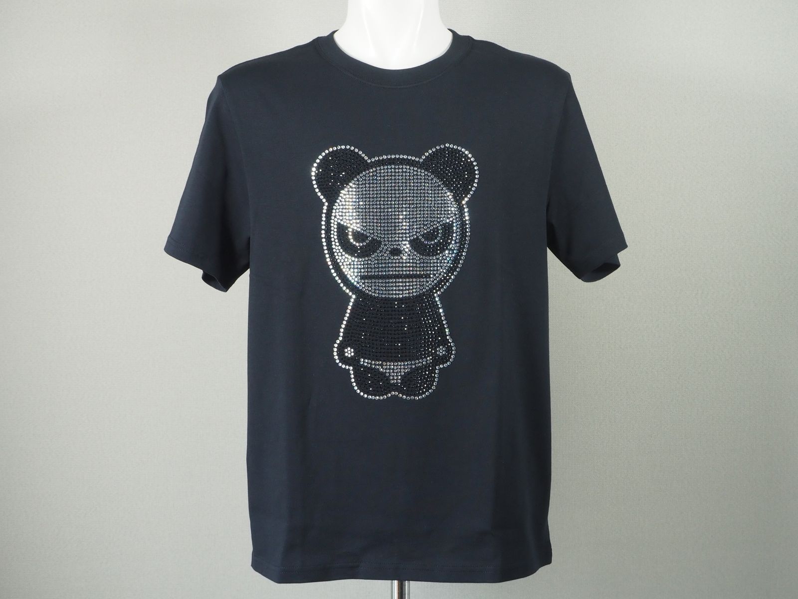 MEN'S RHINESTONE PANDA SHORT SLEEVED T-SHIRT | Tシャツ | ブラック | メンズ | ゴルフウェア