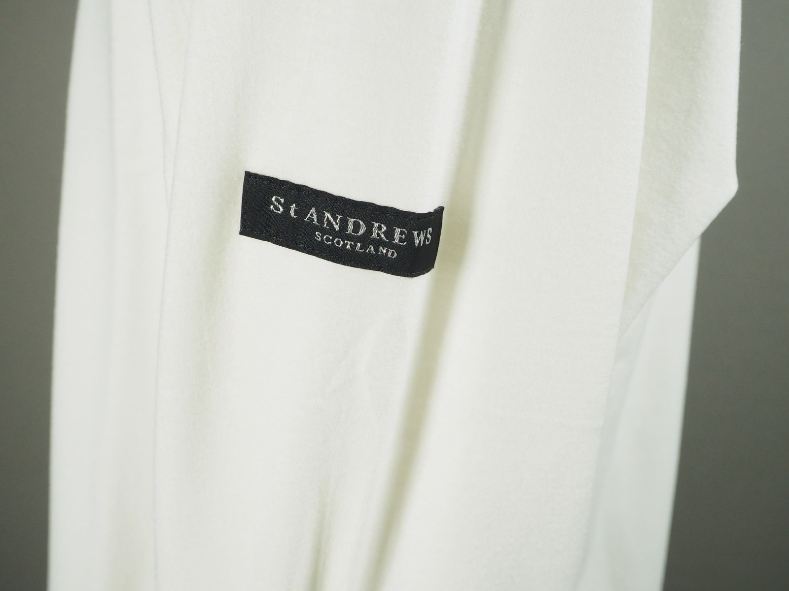 Tシャツ | モックネック | ハイネック | ホワイト | メンズ | ゴルフウェア
