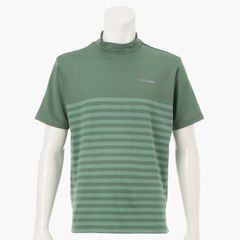 MEN’S SHADOW STRIPE HIGHNECK （リラックスフィット） | ハイネックシャツ | グリーン | メンズ | ゴルフウェア