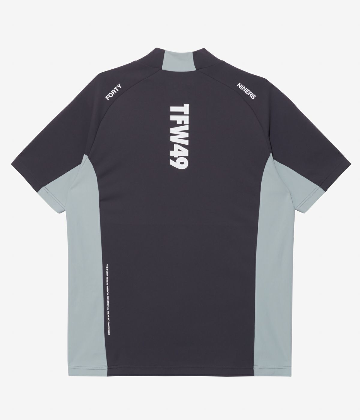 SIDE PANEL SHORT SLEEVE MOCKNECK | ポロシャツ | チャコール | メンズ | ゴルフウェア