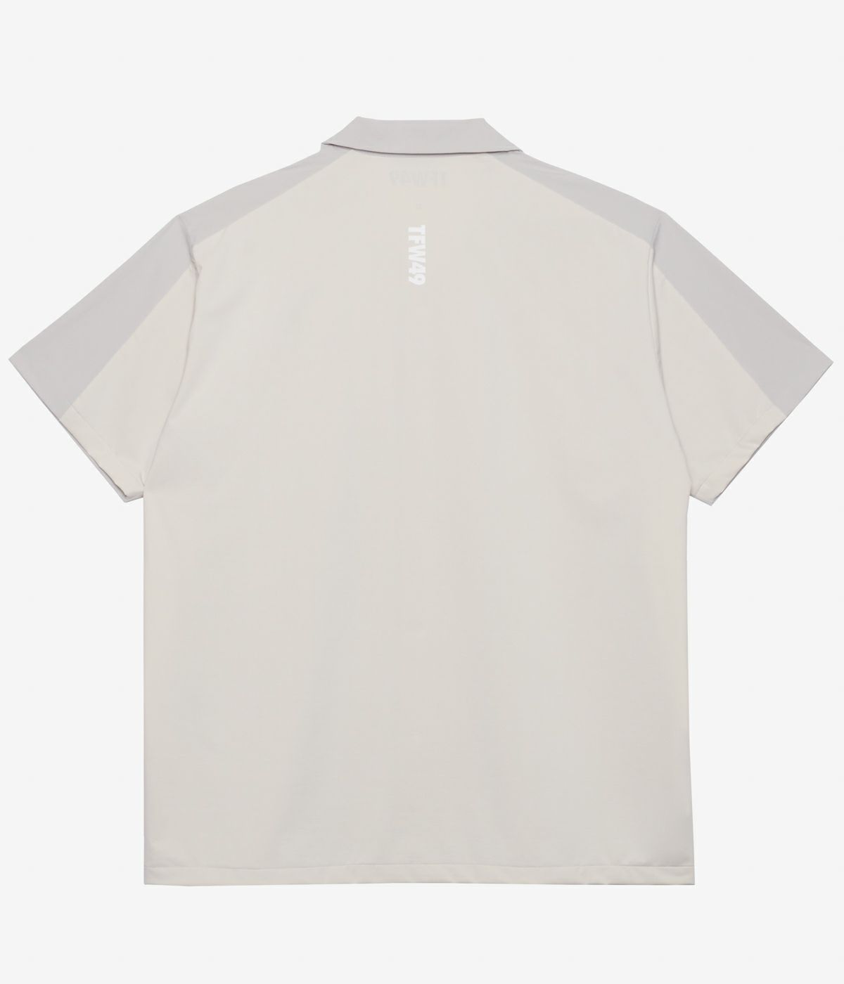 CONBINATION OPEN COLLAR SHIRT | ポロシャツ | ライトグレー×アイボリー | メンズ | ゴルフウェア