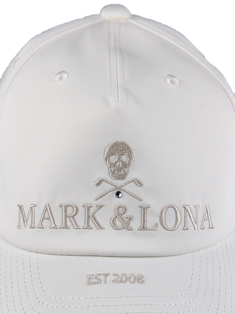 Iron Skull Crystal Accent Cap | キャップ | アイボリー | ユニセックス | ゴルフ