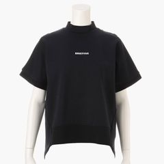 WOMENS BACK LOGO LINE HIGH NECK RELAXED FIT | モックネック | ブラック | レディース | ゴルフウェア