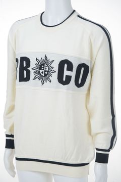 クルーネック長袖セーター | ホワイト | メンズ