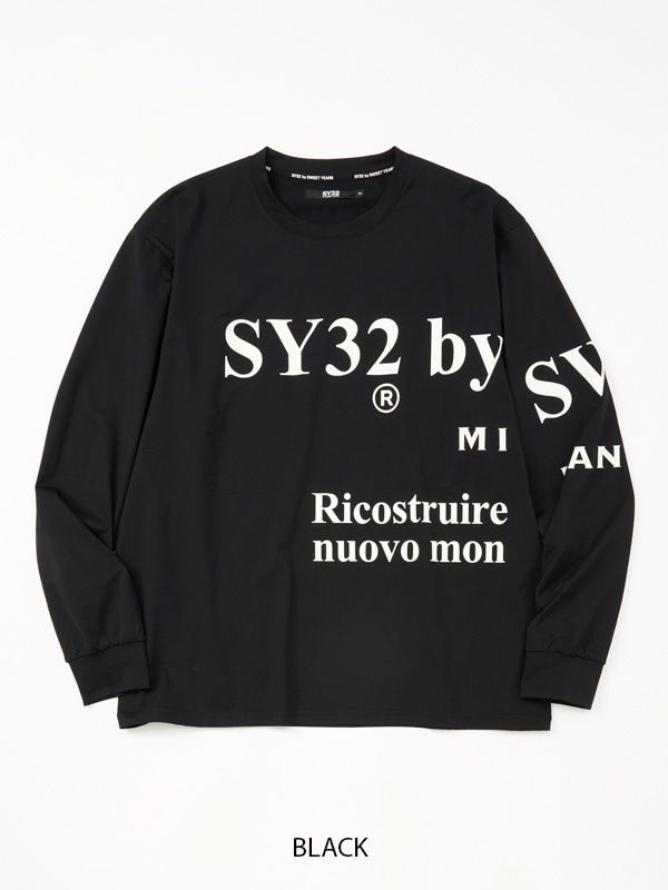NEW SEPARATE GRAPHIC L/S TEE  | Tシャツ | ブラック | メンズ | ゴルフウェア