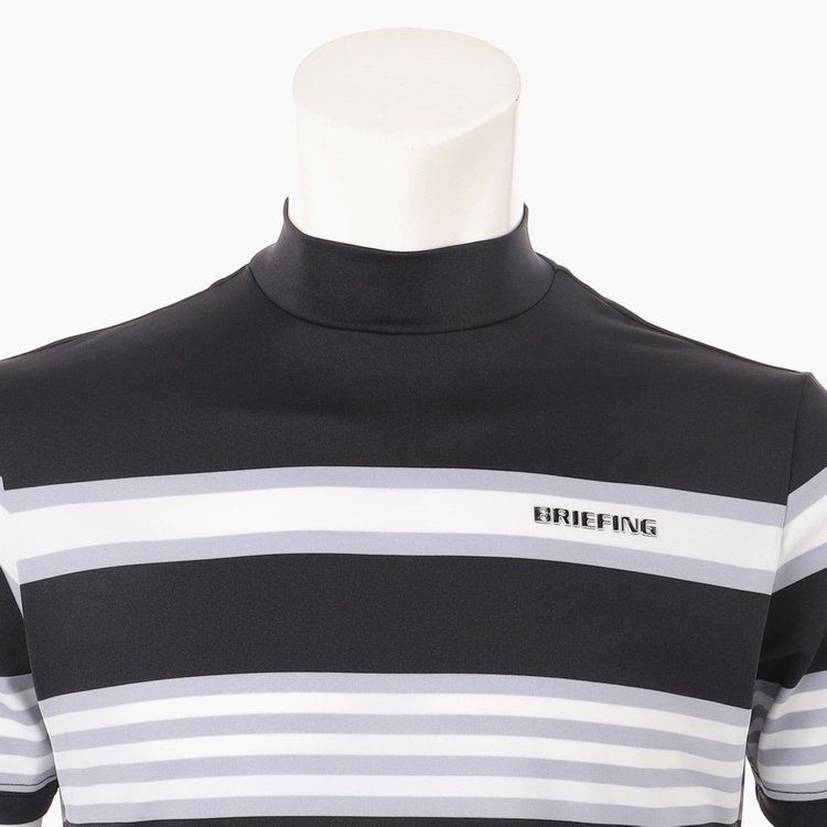 MENS MARINE STRIPE HIGH NECK | ハイネックTシャツ | ネイビー | メンズ | ゴルフウェア