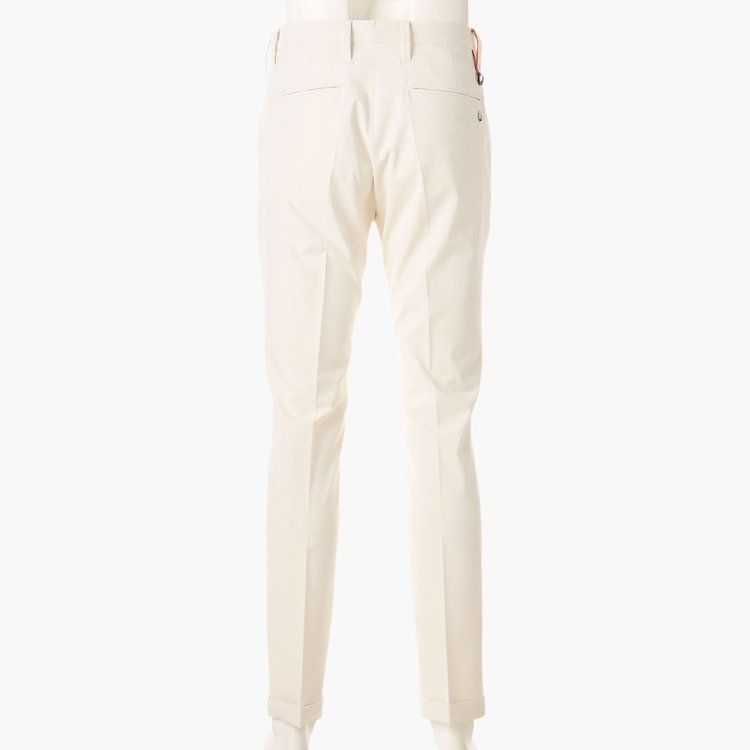 MENS PIQUE SINGLE PLEATED DRESS PANTS | パンツ | ホワイト | メンズ | ゴルフウェア